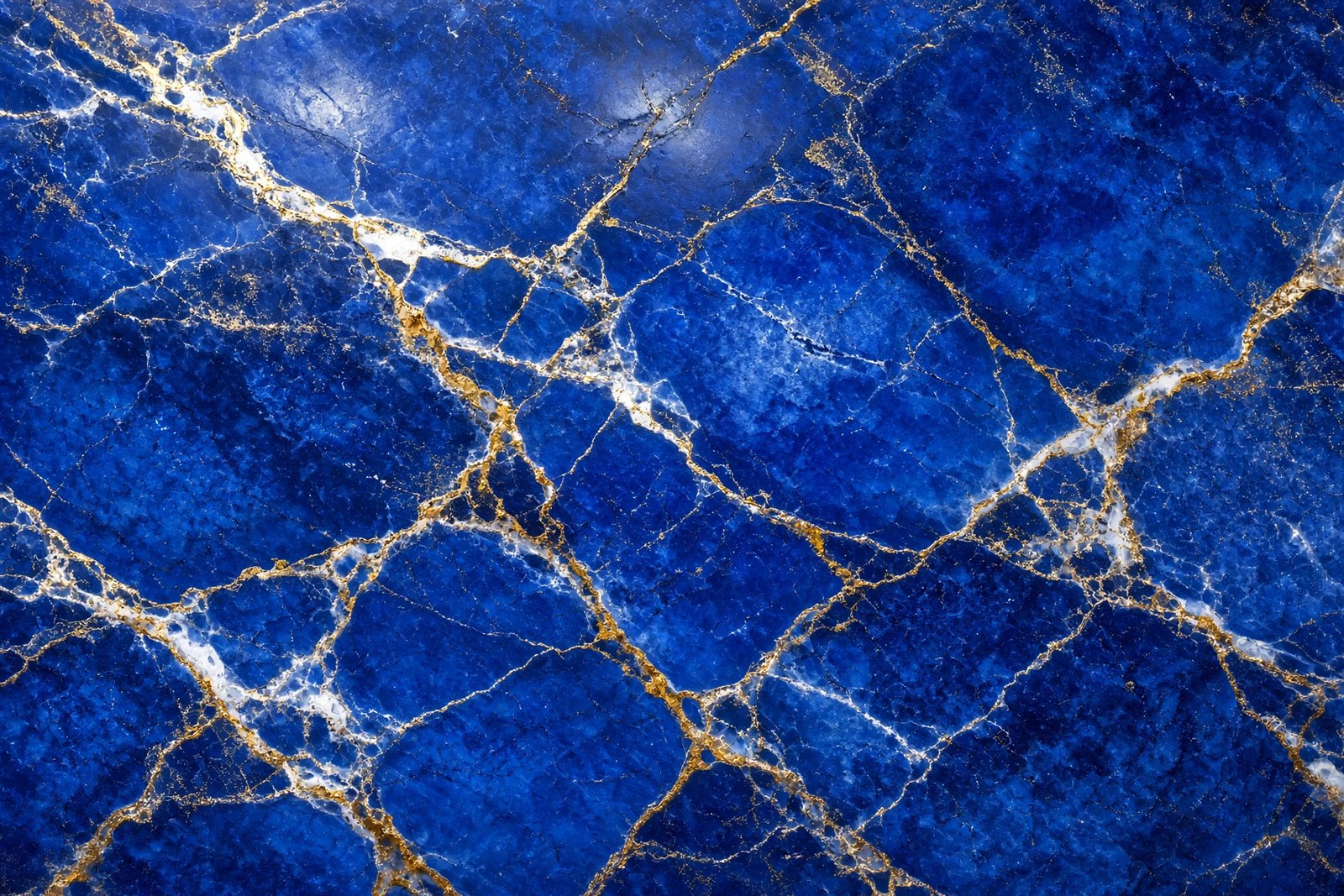 Sky-blue deposits
